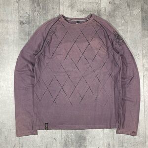 00s Y2k/Grunge Purple Point Zero Longsleeve
